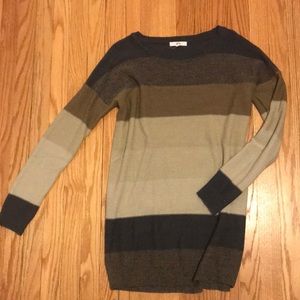 long-sleeved sweater dress